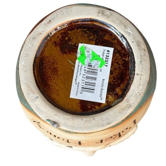 Booty Banks Poker Money About Face Designs Jar-No Top - Picture 6 of 6